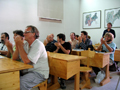 Presentation of the CD 'Cima Verde' by Chris Watson, CEALP auditorium, Monte Bondone, Italy, 16 July 2008